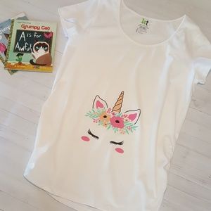 Unicorn maternity shirt